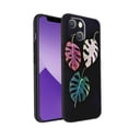 thumbnail image 1 of Colorful-Monstera-Leaves Phone Case, Degined for iPhone 14 Case Men Women, Flexible Silicone Shockproof Case for iPhone 14, 1 of 1