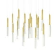 thumbnail image 3 of Dragonswatch Integrated LED Satin Gold Chandelier, 3 of 3