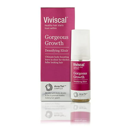 2 pack - Viviscal Gorgeous Growth Densifying Elixir, 1.7 fl (Best Hair Growth Tablets Review)