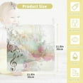 thumbnail image 2 of SKYSONIC 3 PCS Watercolor Music Notes Baby Muslin Washcloths, Soft Absorbent Face Towel Burp Cloths Cotton Bath Wipes Infant Wash Cloth for Newborn Boys Girls, 2 of 7