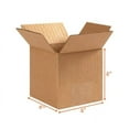thumbnail image 2 of 4 x 4 x 4 Cardboard Paper Boxes Mailing Packing Shipping Box Corrugated Carton (50-PACK), 2 of 5