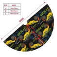 thumbnail image 2 of KLL 36" Christmas Tree Skirt Monster Truck1 Xmas Tree Skirts Mat for New Year Xmas Holiday Party Indoor Outdoor Home Decoration, 2 of 5