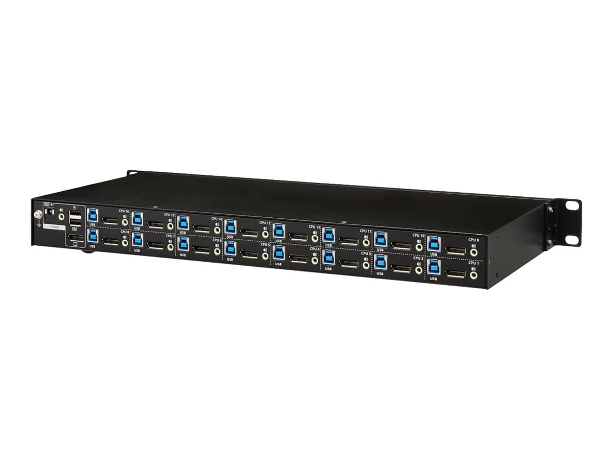 Tripp Lite DisplayPort / USB KVM Switch 16-Port Audio/Video 4K 60Hz B024DPU16