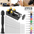 thumbnail image 1 of 37 Pieces Hand Drill Set Include Pin Vise Hand Drill with Mini Drills, 1 of 9
