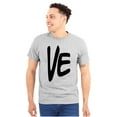 thumbnail image 3 of Love Matching Set Engagement Photos Men's Graphic T Shirt Tees Brisco Brands X, 3 of 6