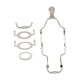 thumbnail image 3 of Arpa de lámpara DIY Repuestos de arpa de lámpara Kit de soporte de arpa de lámpara Pantalla de lámpara profesional argén, 3 of 9
