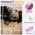 thumbnail image 3 of Uxcell 5x5mm Self Adhesive Mirrors Mosaic Tiles, 3600 Pcs Square Mini Glass Mosaic Disco Tile Sticker for DIY Craft Disco Ball Party Decoration, Pink, 3 of 5