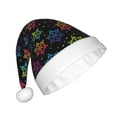 thumbnail image 2 of Salouo Rainbow Snowflake for Adult Christmas Hat Xmas Holiday Hat Santa Hat for Women & Men Festive Headwear Accessories Fit for Christmas/ New Year/Holiday/Party,1PC, 2 of 6