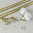 thumbnail image 4 of Umbra Pleat 1" Expandable Curtain Rod  42-120", 4 of 6