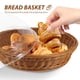 thumbnail image 5 of Canasta de bocadillos para el hogar imitación de canasta de almacenamiento de ratán canasta tejida con tapa, 5 of 8