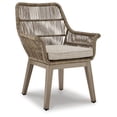 thumbnail image 3 of Signature Design by Ashley Beach Front Outdoor Arm Chair with Cushion (Set of 2), Beige, 3 of 8