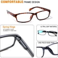 thumbnail image 3 of JOSCHOO Computer Reading Glasses for Women and Men 6 Pack Blue Light Blocking Spring Hinge Readers, 3 of 7