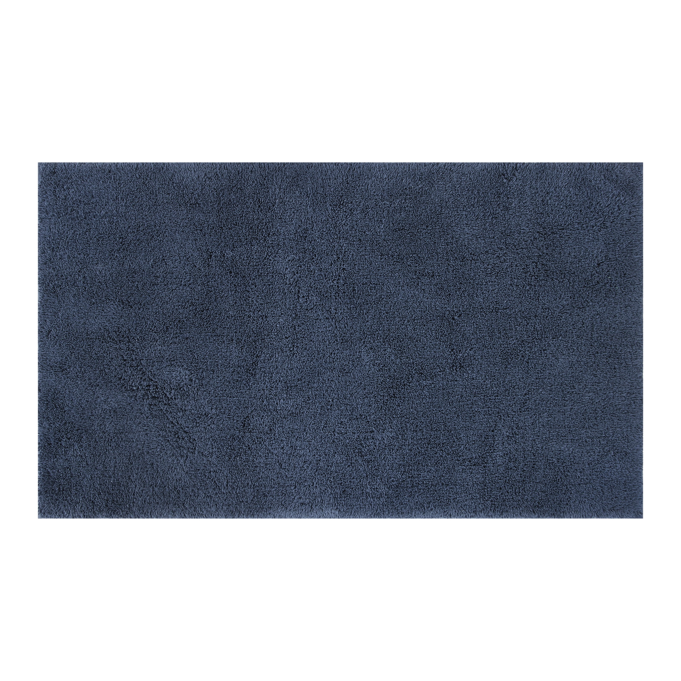 Mainstays Complete Bathroom Essentials Set – Cotton Towels, Bath Rug & 3-Piece Bath Accessories, Navy