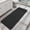 Black-1'5" X 4'11" (Runner), variant on Bath Mat Ultra Thin Bathroom Runner Rugs Large Mats For Quick Dry Non-slip Machine Washable Low Pile Rug Shower Outside Sink Home Decor Accessories.white 1'5"x2'11"(17x35inch)