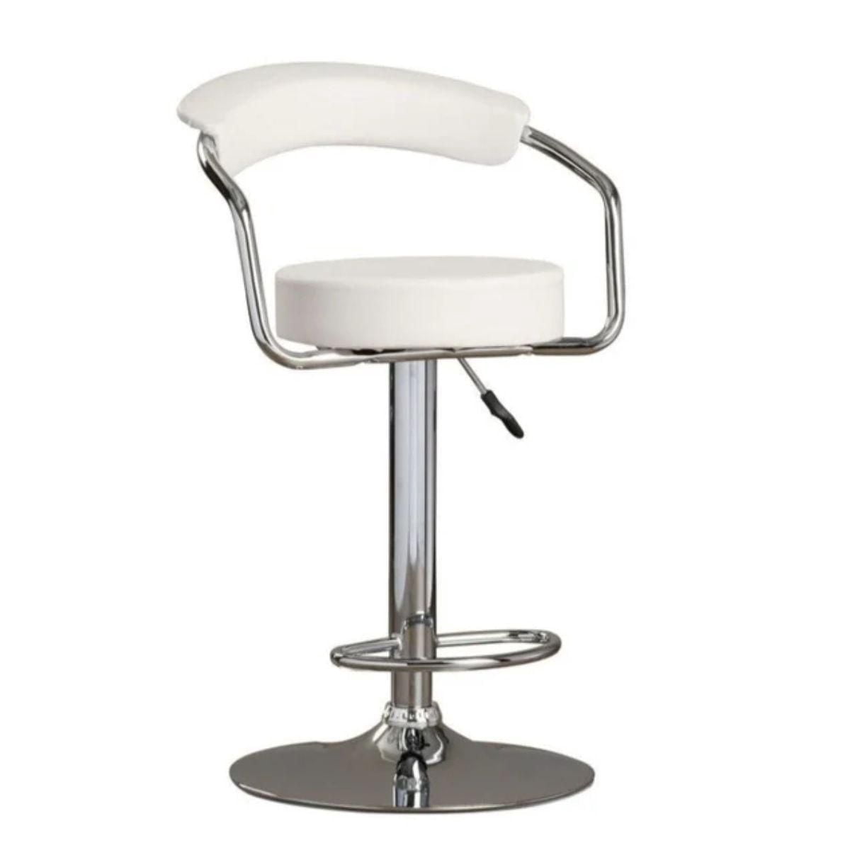 Heavenly Collection Adjustable Stool with stainless steel base. SET OF 3