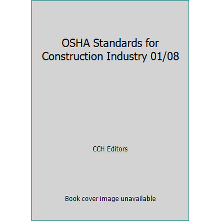 OSHA Standards for Construction Industry 01/08 [Paperback - Used]