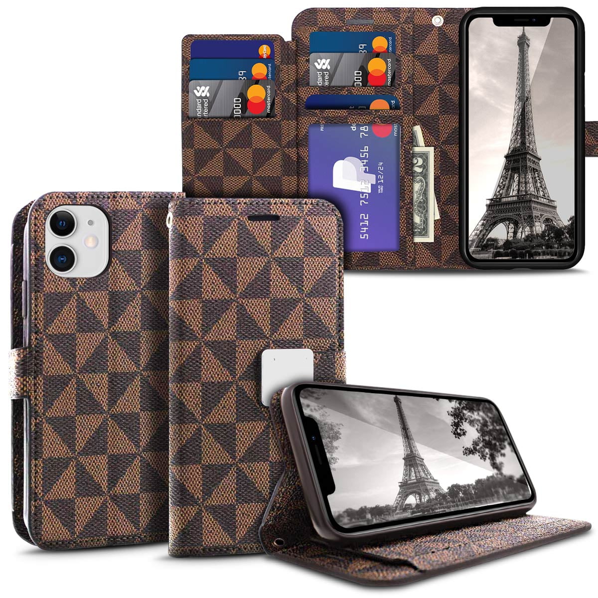 iPhone 11 Case, Cellularvilla Diary Style Pu Leather Wallet [Card Slot