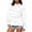 White, variant on Wrongduck Polka Dot Hooded Sweatshirt for Women, Relaxed Graphic Print Fleece Pullover with Pocket for Fall and Winter
