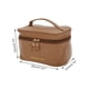 thumbnail image 2 of Bolsas de maquillaje de cuerda duradera de 1 pieza para vacaciones y viajes de negocios PU marrón, 2 of 5
