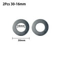thumbnail image 1 of 2Pcs Circular Saw Ring for Circular Saw Blade Reduction Ring Conversion Ring 30-16Mm, 1 of 8