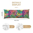thumbnail image 3 of Lsque Colorful Dinosaur Body Pillow Case Cover,Ultra-Soft Microfiber Bed Pillow Cases 20x54 inches,Elegant Bedding,Breathable Durable Pillow Cover with Envelope Closure, 3 of 8