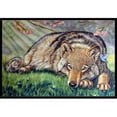 thumbnail image 1 of Carolines Treasures 7356MAT Wolf And Hummingbird Indoor & Outdoor Mat- 18 x 27 in., 1 of 4