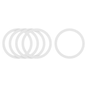 5Pcs Anneau d'adaptateur magnétique, Kit de conversion de chargeur sans fil magnétique, blanc