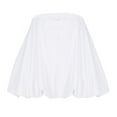thumbnail image 3 of yillto Womens Skirts High Elastic Waist Puff Ruffle Hem Short Skirt Summer Cute Mini Skirts Dress, 3 of 6