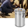 thumbnail image 3 of Machine à Traire Électrique, 2L Machine à Traire Électrique Portable en Acier Inoxydable pour Moutons Vaches 110-240V, 3 of 8