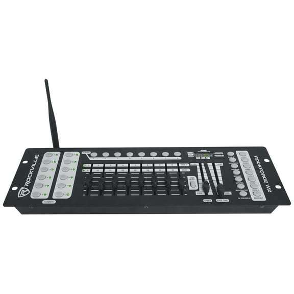 Rockville ROCKFORCE W2 192 Channel Wireless 2.4Ghz DMX Lighting Controller