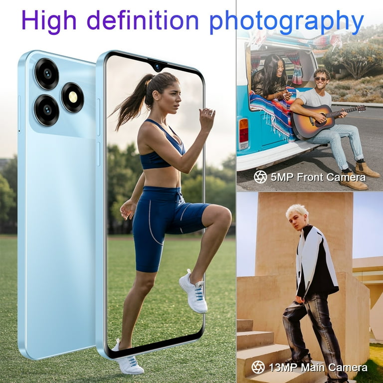 FOXIONO H88 Budget-Friendly Unlocked Smartphone, Android 14, 8GB