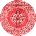 thumbnail image 1 of Ahgly Company Indoor Round Persian Red Traditional Area Rugs, 3' Round, 1 of 4