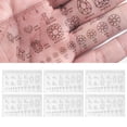 thumbnail image 3 of Regla de Arte de Unas, Regla de Medición de Unas 10 Piezas Ultra Delgadas Transparente para la Manicura, 3 of 7