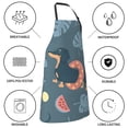 thumbnail image 5 of Kdxio Watermelons Dachshunds Apron with Pockets Adjustable Kitchen Aprons for Men Women Waterproof Aprons for Cooking,Drawing,Crafting, Baking Household Cleaning, 5 of 8