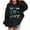 1#Black215, variant on Byoo Toddler Girl's Oversized Hoodie Bow Graphic Pocket Hoody Sweatshirt with Long Sleeve Soft Pullovers Top,3-4T
