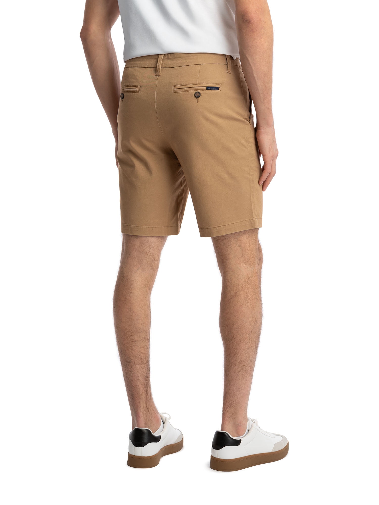 U.S. Polo Assn. Men's Flat Front Shorts, 9" Inseam, Sizes 28-46