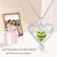 thumbnail image 3 of 925 Sterling Silver Infinity Necklace - Exquisite Silver Jewelry for Women, Love Heart Necklace for Birthday, Anniversary, Valentine’s Day - Ideal Gift for Girlfriend, Wife, Mom, or Her, 3 of 14