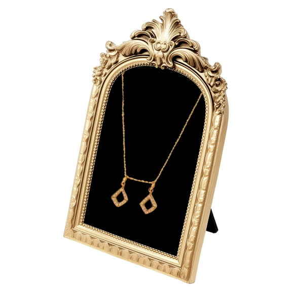 Vintage Jewelry Display Holder Descorative Adornment Photography Prop Frame Organizer Enduring Necklace Stand for Jewelry Store Photography Studio