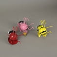 thumbnail image 4 of Set of 3 Colorful Metal Insect Flower Pot Hangers - Whimsical, Adorable Bumble Bee, Ladybug, and Butterfly Outdoor Figurines for Garden and Patio Decor, 4 of 4