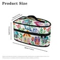 thumbnail image 6 of ZUXONGSY Painted House Floral Butterfly Print Outdoor Steam Iron Box Travel Iron Organizer Handheld Steam Iron Storage Case with Zipper Iron Accessories, Case Only, 6 of 6