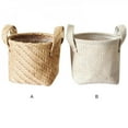 thumbnail image 4 of [Big Clear!]Handmade Rattan Flower Pot Plant Stand DIY Home Wall Hanging Seagrass Woven Wicker Basket Decor, 4 of 6