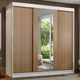 thumbnail image 1 of Ropero Closet Madesa Reno 3 Puertas Corredizas 1 Espejo B/M, 1 of 10