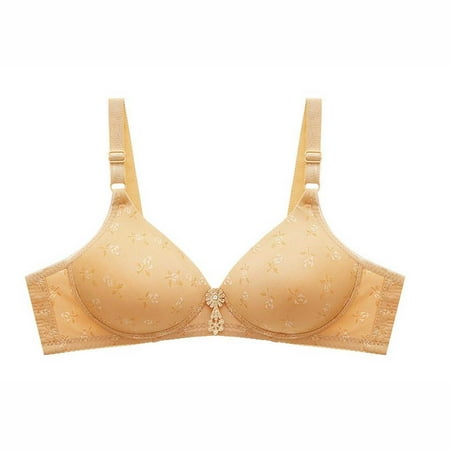 

Hesxuno Woman s Solid Color Comfortable Hollow Out Perspective Bra Underwear No Rims