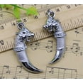 thumbnail image 6 of U8MO 1~30pc Jewelry Making DIY Dragon Head Wolf Tooth Alloy Charms Necklace Pendant-bronze-10pcs, 6 of 9