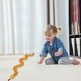 thumbnail image 4 of 59-Inch Lifelike Stuffed Snake Toy for Kids, Halloween Costume Prop, Zoologist Educational Gift, Soft Plush Animal for Birthday and Party Play, 4 of 6