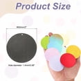 thumbnail image 2 of Uxcell 50 Pcs Flat Round Sequins 50mm/2 Inch Loose Paillettes Craft Sewing Sequins with Single Side Hole for DIY Embroidery Clothing Jewelry Making, Laser Black, 2 of 6
