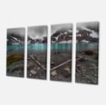 thumbnail image 2 of Mountain Lake and Cloudy Sky - Landscape Canvas Art Print, 2 of 3