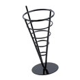 thumbnail image 4 of Abbracc Cone Stand Iron French Fries Holder,Table Serving Food Tool Black, 4 of 9