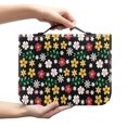 thumbnail image 2 of HELLHERO Floral Pattern Bible Covers with Protective Lightweight Bible Holder for Study, PU Leather Church Bible Bag for Christian Prayer, 2 of 12