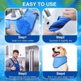 thumbnail image 7 of 3 Pack Dog Ice Bandana Cooling Pet Bandana Dog Neck Cooler Breathable Dog Collar Bandanas Heat Dissipation Triangle Scarfs Pet Cooling Collars for Dog Cat Calming Hot Weather Summer, 7 of 7